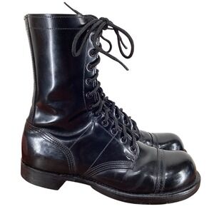 Corcoran Jump Boots 1500 Black Leather Made In USA Sz 11.5 EE